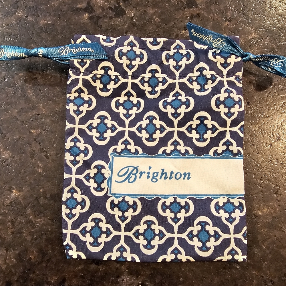 5 designer drawstring jewelry dustbags (Kate Spade, Michael Kors and Brighton) - Picture 4 of 10